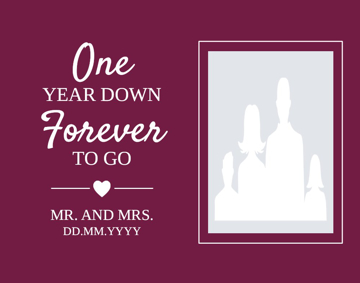 Picture of Metal Prints Anniversary 13 - 11x14