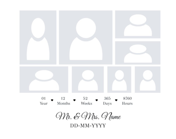 Picture of Metal Prints Anniversary 15 - 11x14