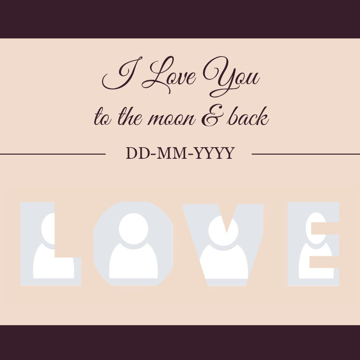 Picture of Metal Prints Anniversary 6 - 12x12