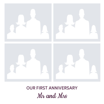 Picture of Metal Prints Anniversary 12 - 12x12