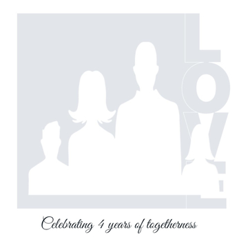 Picture of Metal Prints Anniversary 4 - 16x16