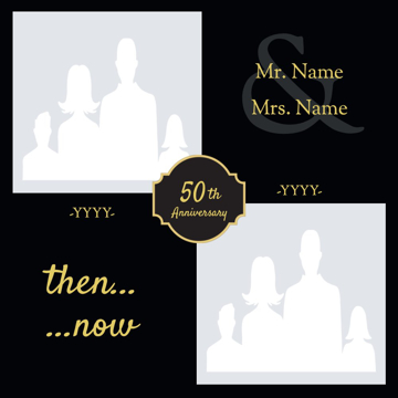 Picture of Metal Prints Anniversary 14 - 16x16