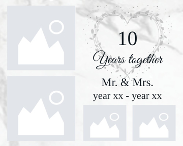 Picture of Metal Prints Anniversary 1 - 16x20