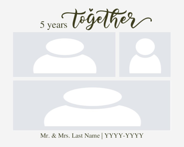 Picture of Metal Prints Anniversary 9 - 16x20