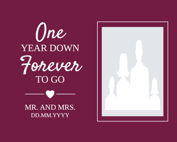 Picture of Metal Prints Anniversary 13 - 16x20