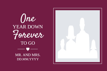 Picture of Metal Prints Anniversary 13- 24x36