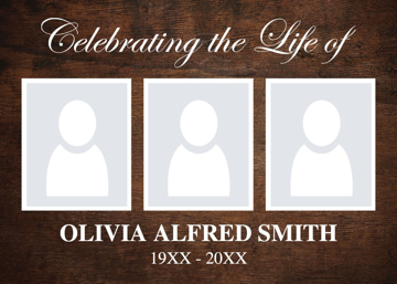 Picture of Metal Prints In Memory 2 - 5x7