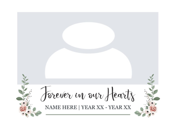 Picture of Metal Prints In Memory 5 - 5x7