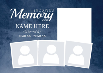 Picture of Metal Prints In Memory 6 - 5x7