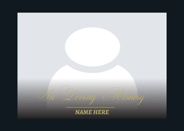 Picture of Metal Prints In Memory 8 - 5x7