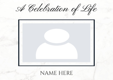 Picture of Metal Prints In Memory 10 - 5x7