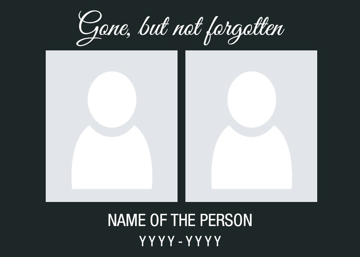 Picture of Metal Prints In Memory 13 - 5x7