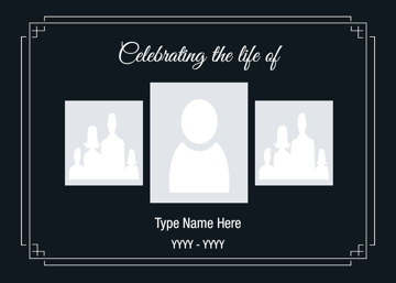 Picture of Metal Prints In Memory 15 - 5x7