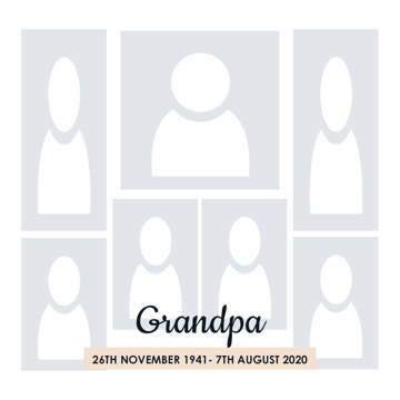 Picture of Metal Prints In Memory 1 - 8x8