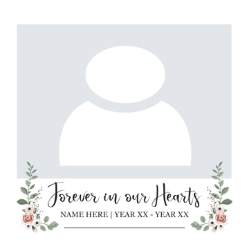 Picture of Metal Prints In Memory 5 - 8x8