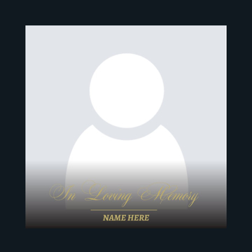 Picture of Metal Prints In Memory 8 - 8x8