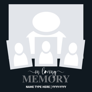 Picture of Metal Prints In Memory 11 - 8x8