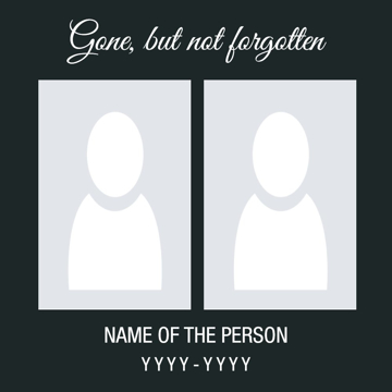 Picture of Metal Prints In Memory 13 - 8x8