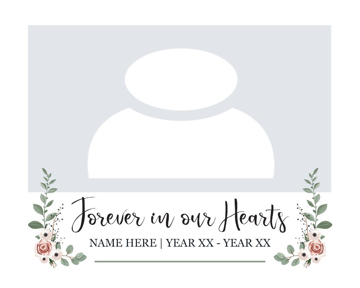 Picture of Metal Prints In Memory 5 - 8x10