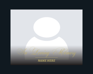 Picture of Metal Prints In Memory 8 - 8x10