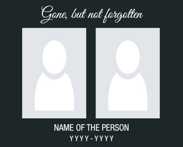 Picture of Metal Prints In Memory 13 - 8x10