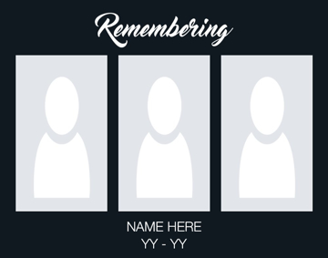 Picture of Metal Prints In Memory 9 - 11x14