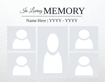 Picture of Metal Prints In Memory 12 - 11x14