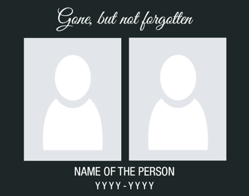 Picture of Metal Prints In Memory 13 - 11x14