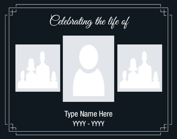 Picture of Metal Prints In Memory 15 - 11x14