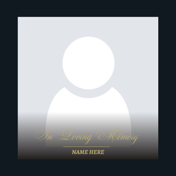 Picture of Metal Prints In Memory 8 - 12x12