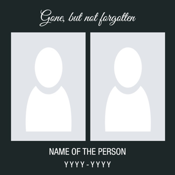 Picture of Metal Prints In Memory 13 - 12x12