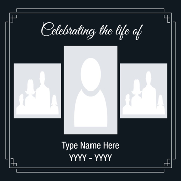 Picture of Metal Prints In Memory 15 - 12x12