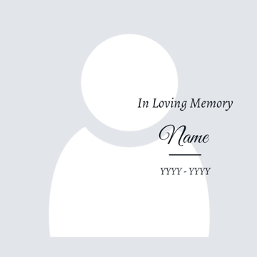 Picture of Metal Prints In Memory 16 - 12x12