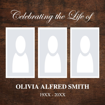 Picture of Metal Prints In Memory 2 - 16x16