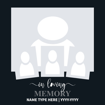 Picture of Metal Prints In Memory 11 - 16x16