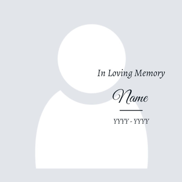 Picture of Metal Prints In Memory 16 - 16x16