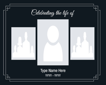 Picture of Metal Prints In Memory 15 - 16x20