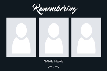 Picture of Metal Prints In Memory 9- 24x36