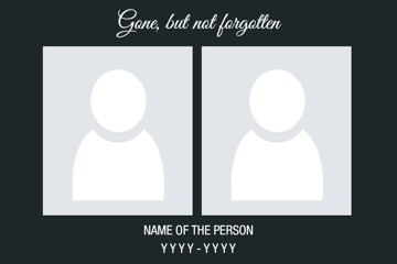 Picture of Metal Prints In Memory 13- 24x36