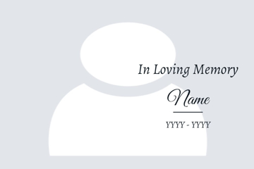 Picture of Metal Prints In Memory 16- 24x36