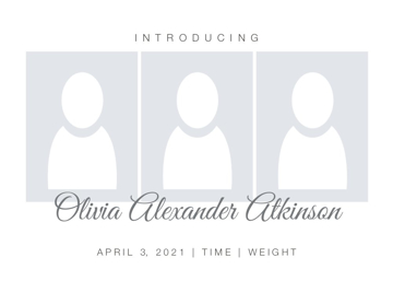 Picture of Metal Prints Baby 6 - 5x7