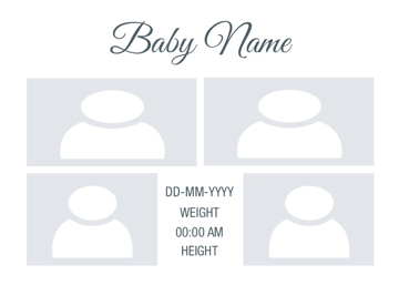 Picture of Metal Prints Baby 21 - 5x7