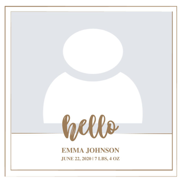 Picture of Metal Prints Baby 1 - 8x8