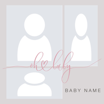 Picture of Metal Prints Baby 5 - 8x8