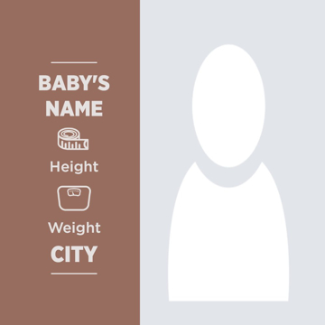 Picture of Metal Prints Baby 22 - 8x8