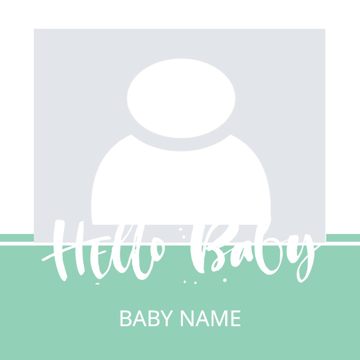 Picture of Metal Prints Baby 26 - 8x8