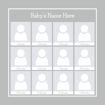 Picture of Metal Prints Baby 27 - 8x8