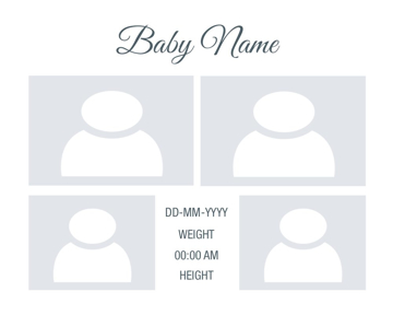 Picture of Metal Prints Baby 21 - 8x10