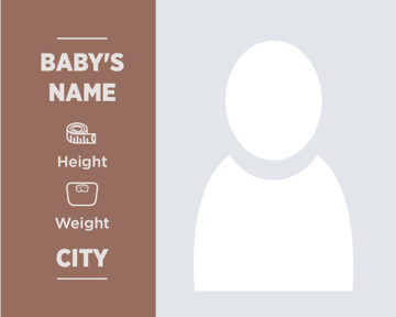 Picture of Metal Prints Baby 22 - 8x10