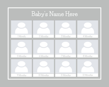 Picture of Metal Prints Baby 27 - 8x10